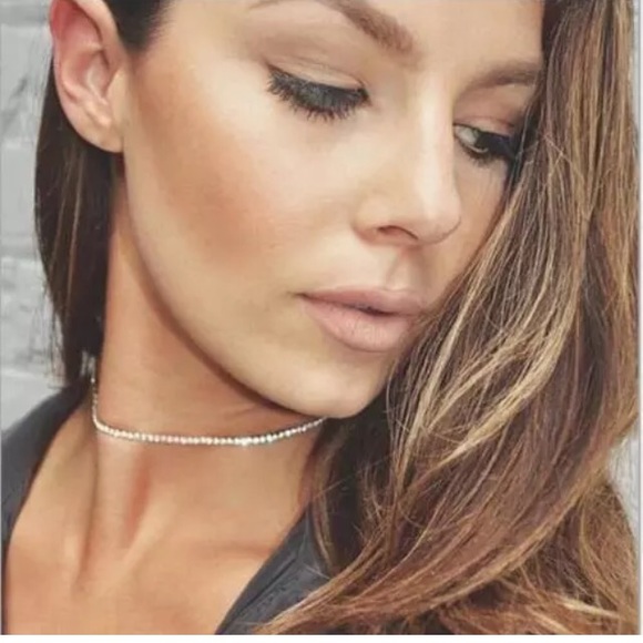 ‼️3/$30 Sexy Rhinestone Choker Necklace - Picture 2 of 7